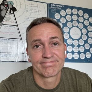 1723149315346 Author, Brandon Jenkins, pictured in his office. He writes about resonance between a coach and client.