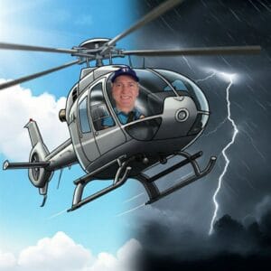 1736811693821 Author and Coach, Brandon Jenkins, writes about finding your Blueprint. He is pictured in a helicopter.