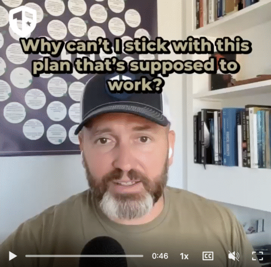 Coach Brandon Jenkins is pictured in his office. He writes about inconsistency and finding your path.