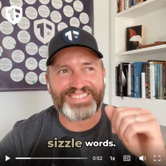 Coach Brandon Jenkins speaks and writes about how an energy audit can change your daily life. He is pictured in a still from a video taken in his office. 