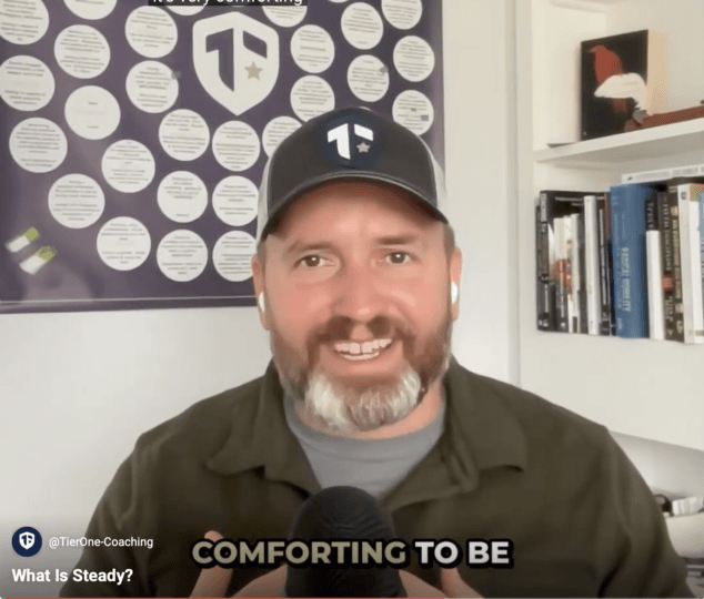 Coach Brandon Jenkins speaks about finding what is steady. 