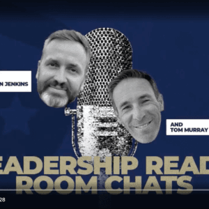 Coaches Brandon Jenkins and Tom Murray are pictured on the title screen to their weekly Leadership Ready Room Chats.