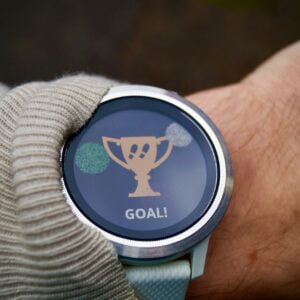 james-orr-E99lndzGTYQ-unsplash Author, Brandon Jenkins writes about an idea coming alive. Image shows a smartwatch showing the wearer has met a goal.
