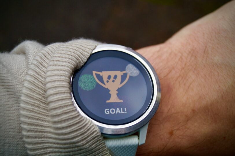 Author, Brandon Jenkins writes about an idea coming alive. Image shows a smartwatch showing the wearer has met a goal. 